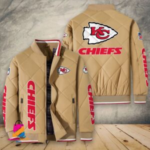 Kansas City Chiefs NFL Style Puffer Jacket For Fans