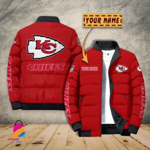 Kansas City Chiefs NFL Style Puffer Jacket For Fans