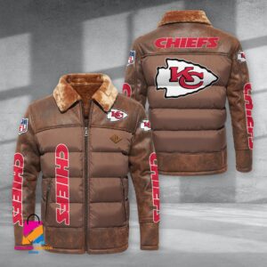 Kansas City Chiefs NFL Style Puffer Jacket For Fans