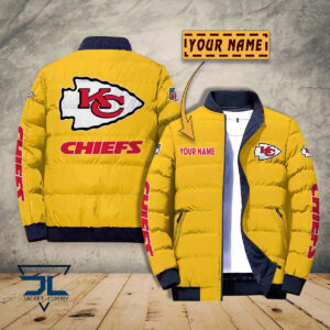 Kansas City Chiefs NFL Style Puffer Jacket For Fans