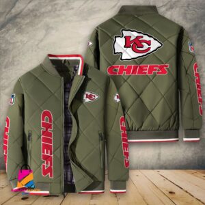 Kansas City Chiefs NFL Style Puffer Jacket For Fans