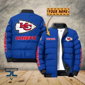 Kansas City Chiefs NFL Style Puffer Jacket For Fans