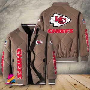 Kansas City Chiefs NFL Style Puffer Jacket For Fans