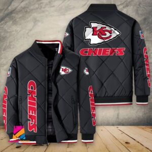 Kansas City Chiefs NFL Style Puffer Jacket For Fans