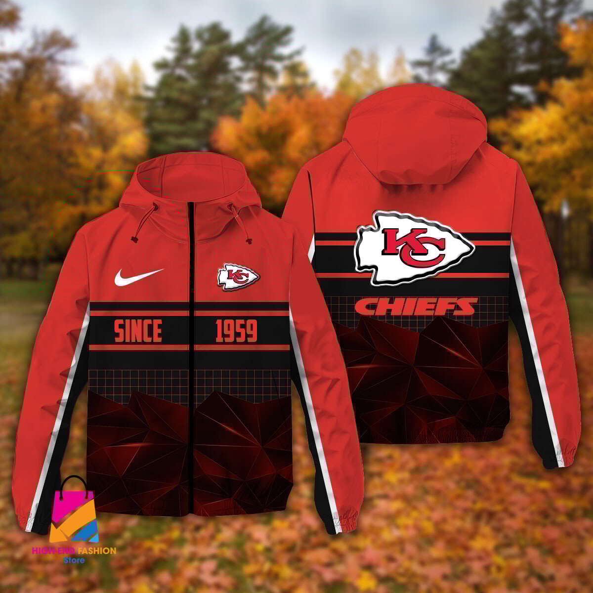 Kansas City Chiefs NFL Style Windbreaker Jacket For Fans