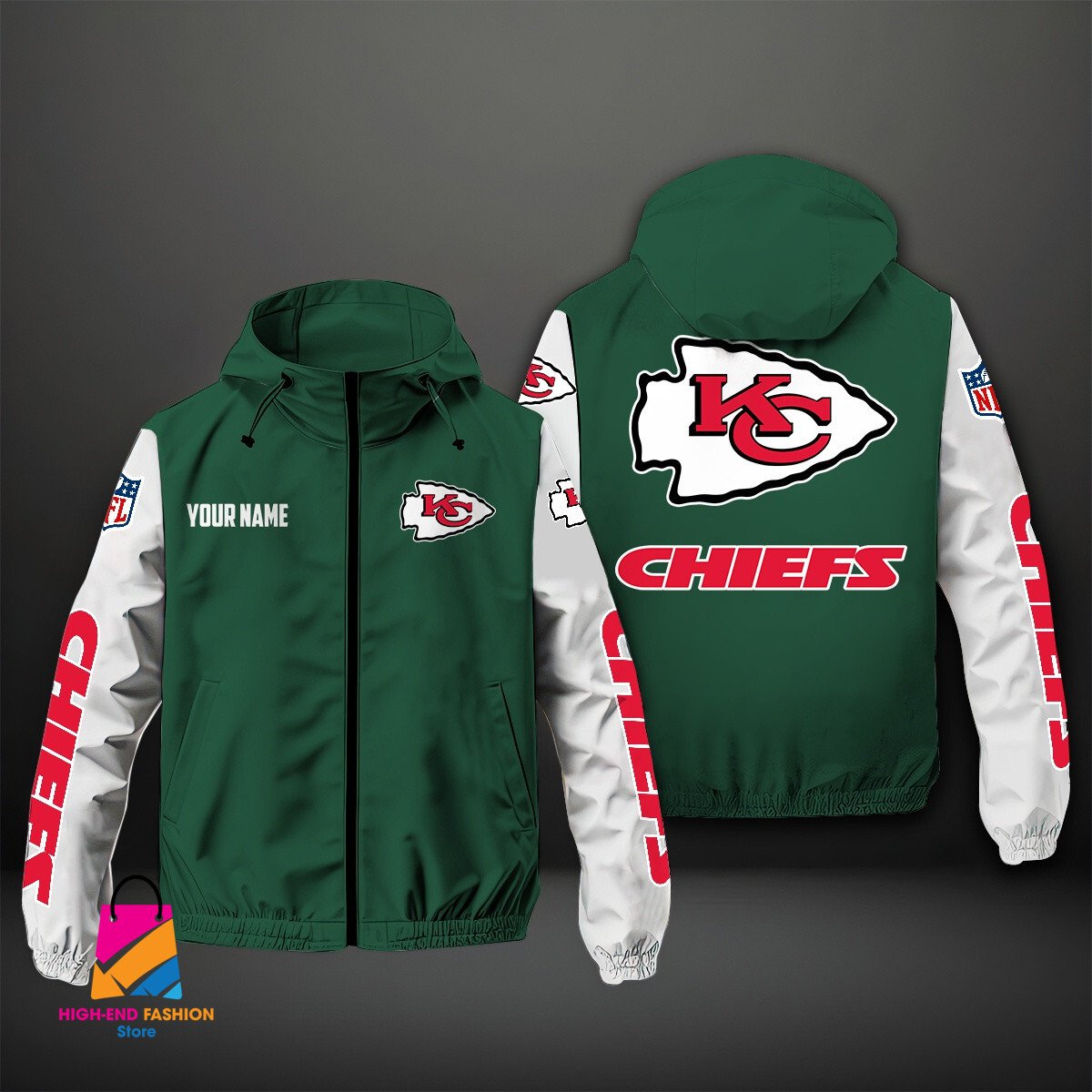 Kansas City Chiefs NFL Style Windbreaker Jacket For Fans