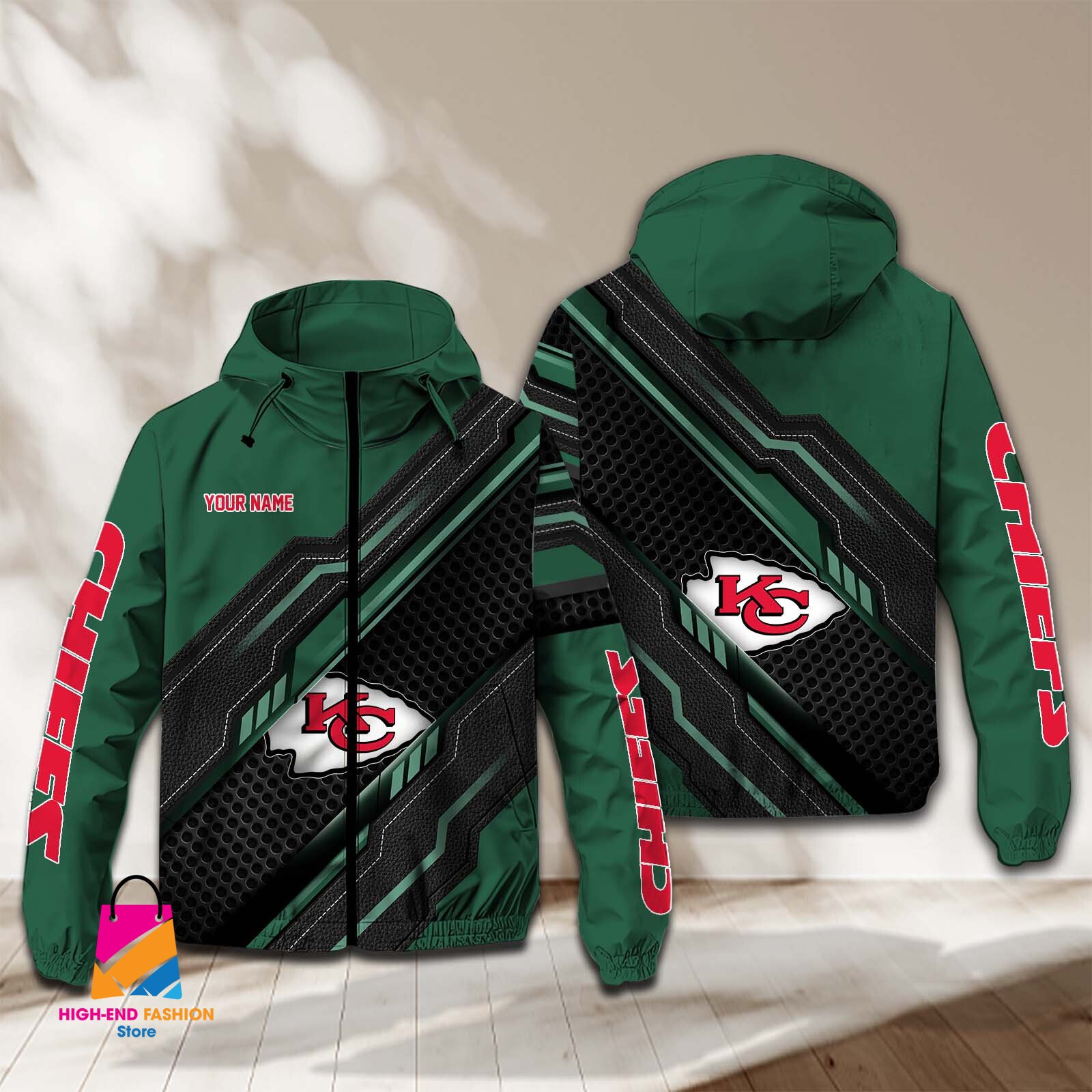 Kansas City Chiefs NFL Style Windbreaker Jacket For Fans