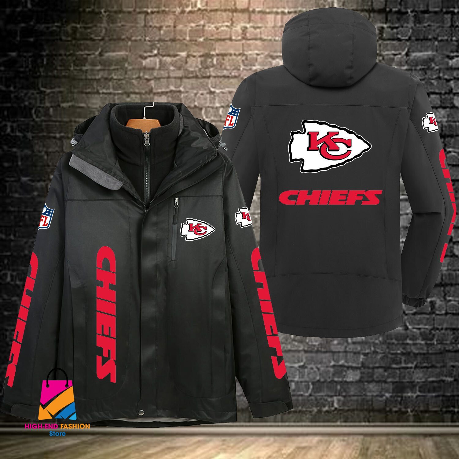 Kansas City Chiefs NFL Style Windbreaker Jacket For Fans
