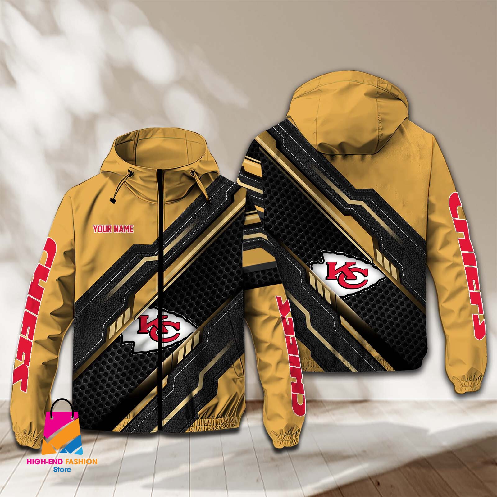 Kansas City Chiefs NFL Style Windbreaker Jacket For Fans