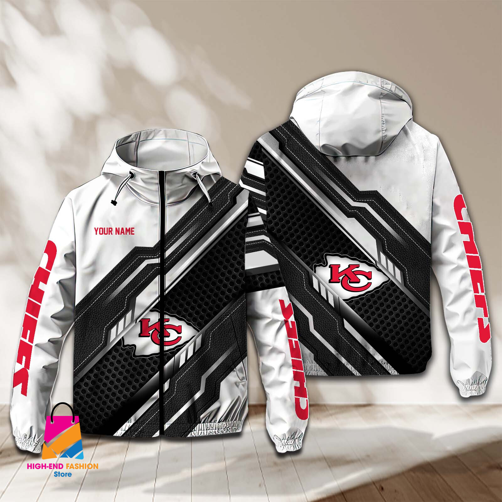 Kansas City Chiefs NFL Style Windbreaker Jacket For Fans
