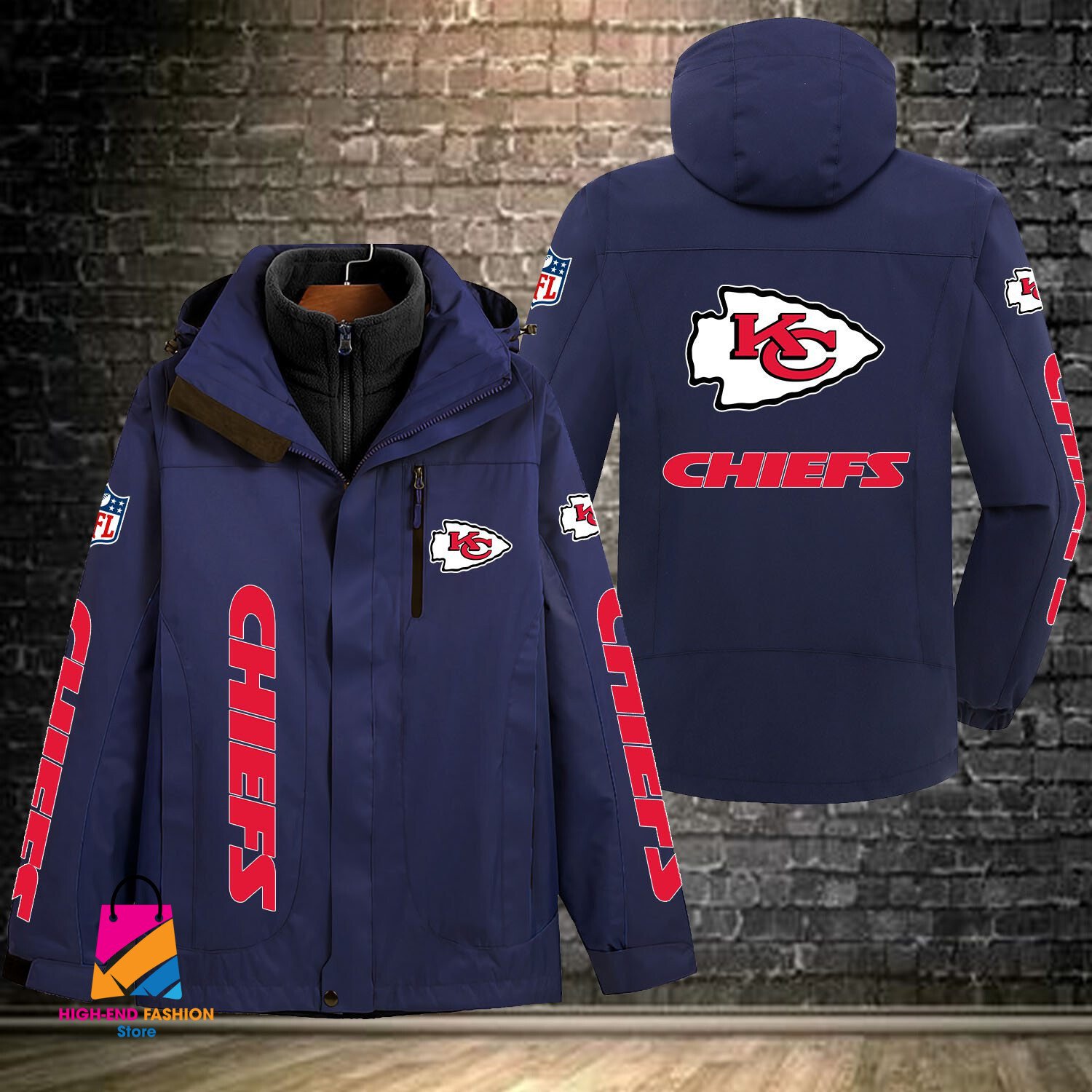Kansas City Chiefs NFL Style Windbreaker Jacket For Fans