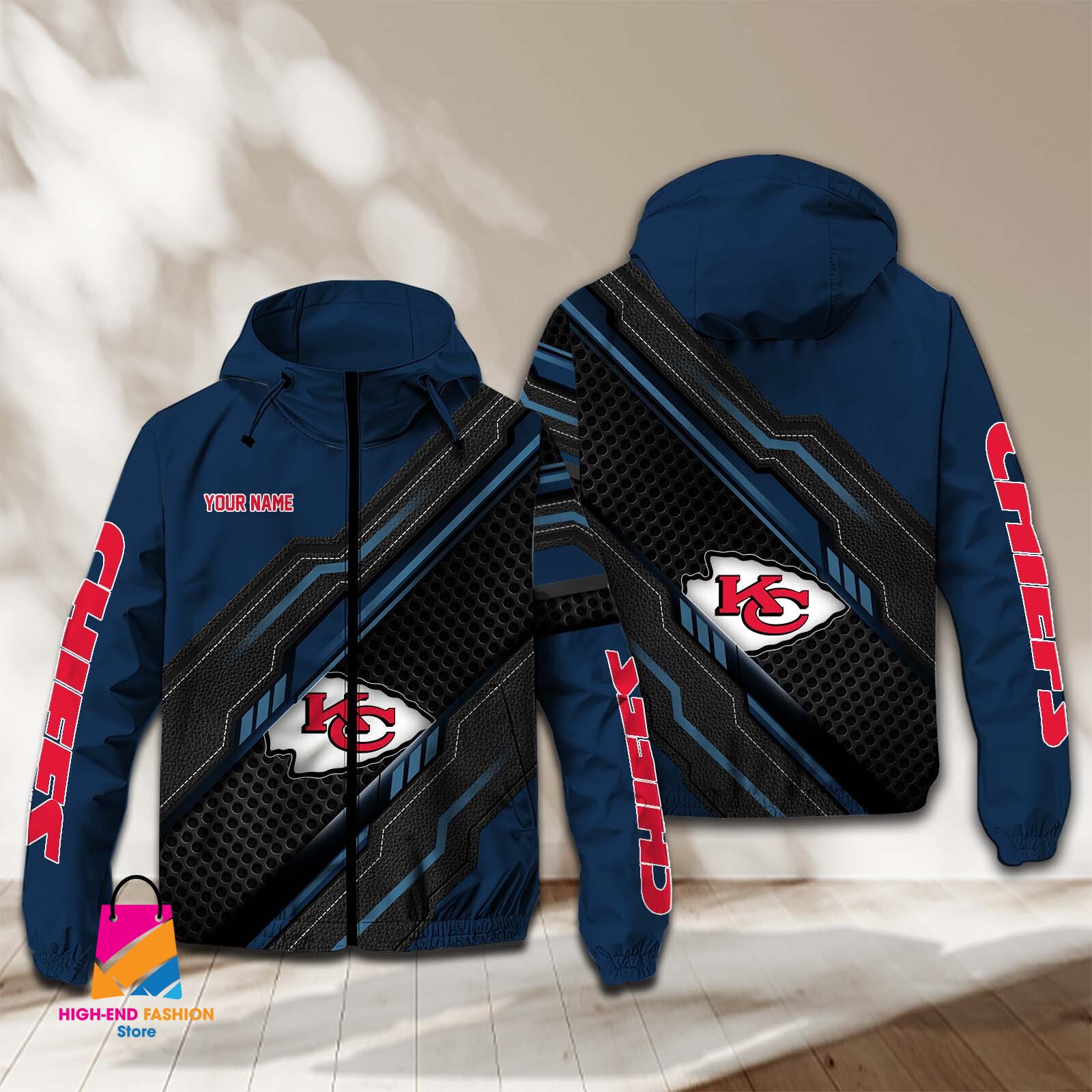 Kansas City Chiefs NFL Style Windbreaker Jacket For Fans