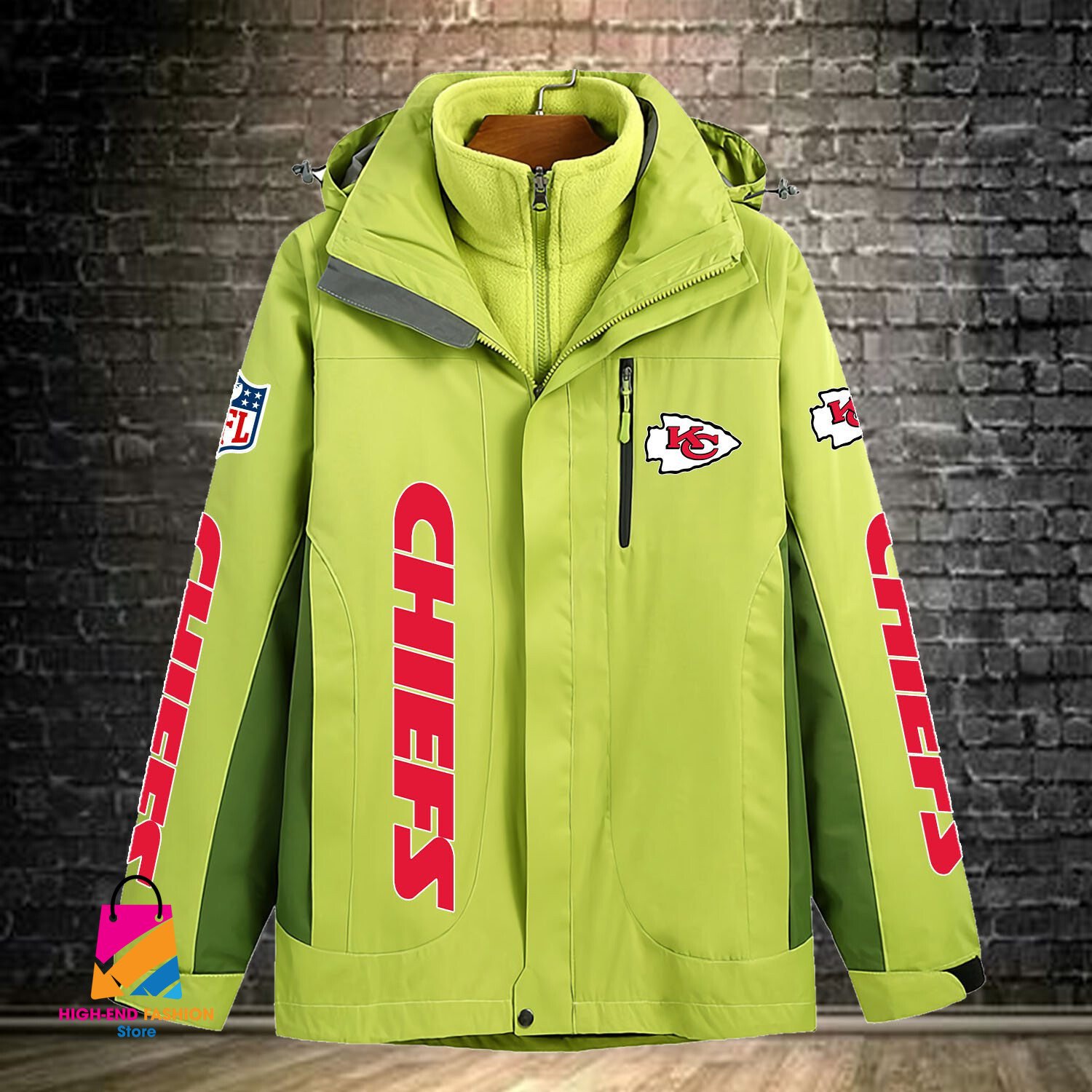 Kansas City Chiefs NFL Style Windbreaker Jacket For Fans