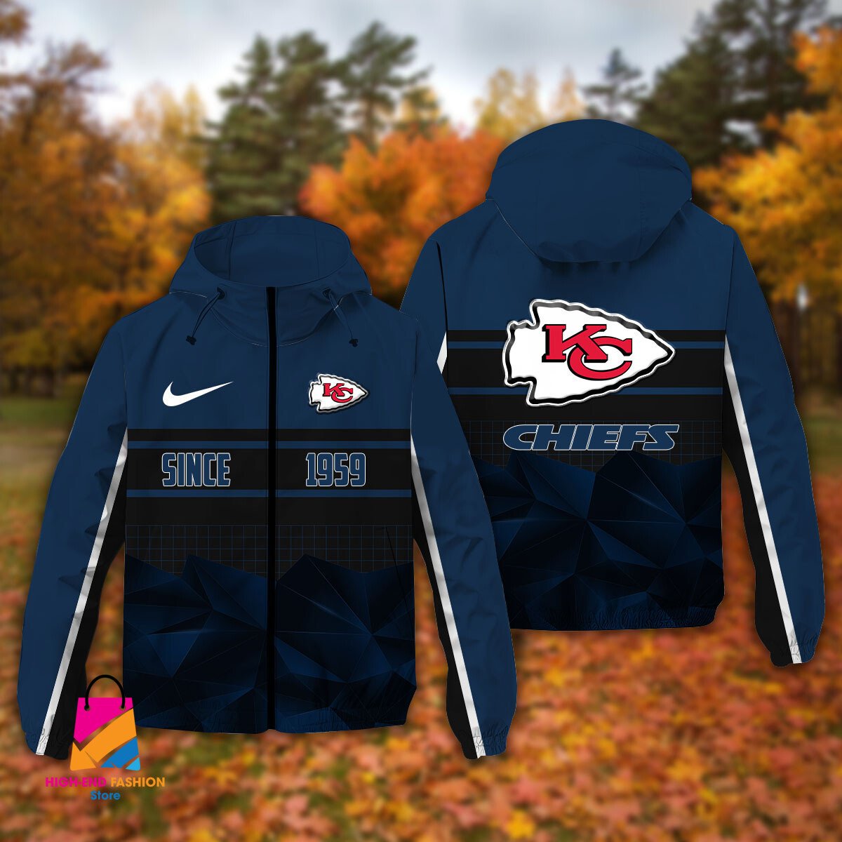 Kansas City Chiefs NFL Style Windbreaker Jacket For Fans