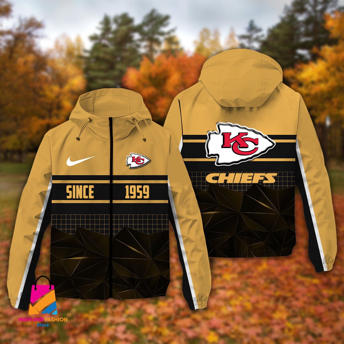 Kansas City Chiefs NFL Style Windbreaker Jacket For Fans