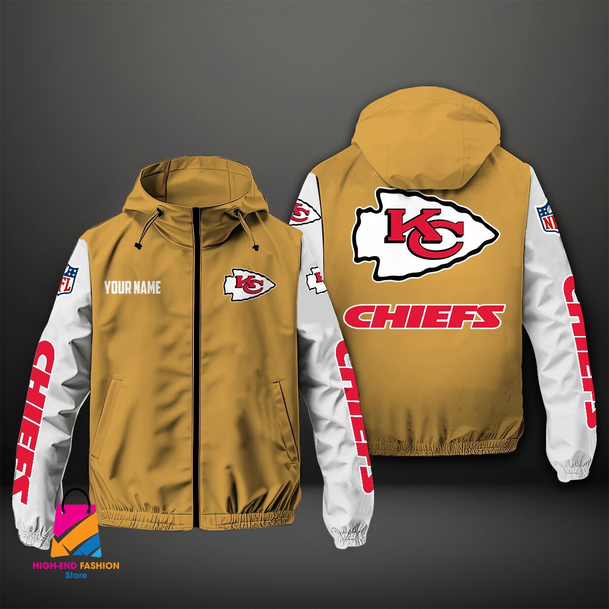 Kansas City Chiefs NFL Style Windbreaker Jacket For Fans