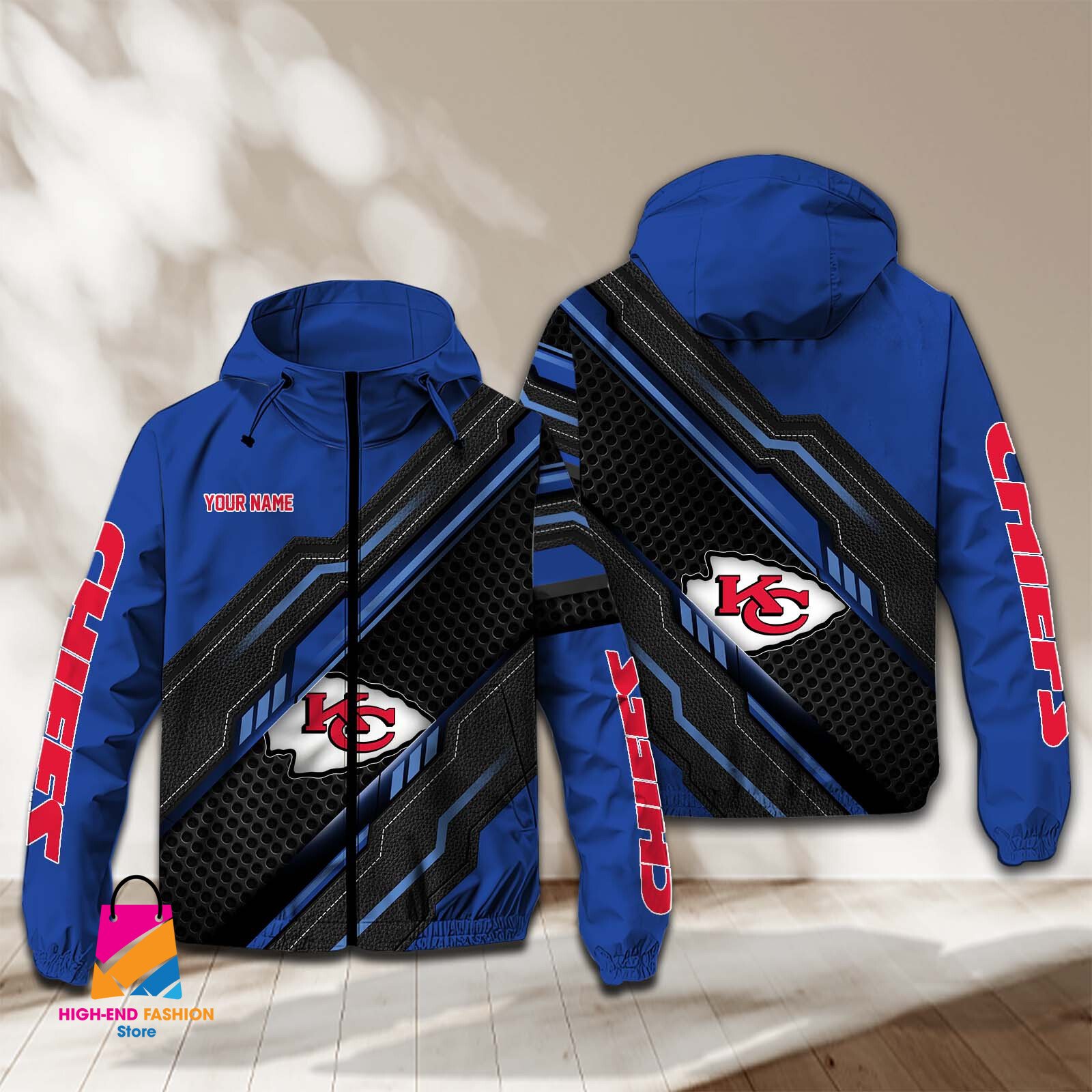 Kansas City Chiefs NFL Style Windbreaker Jacket For Fans
