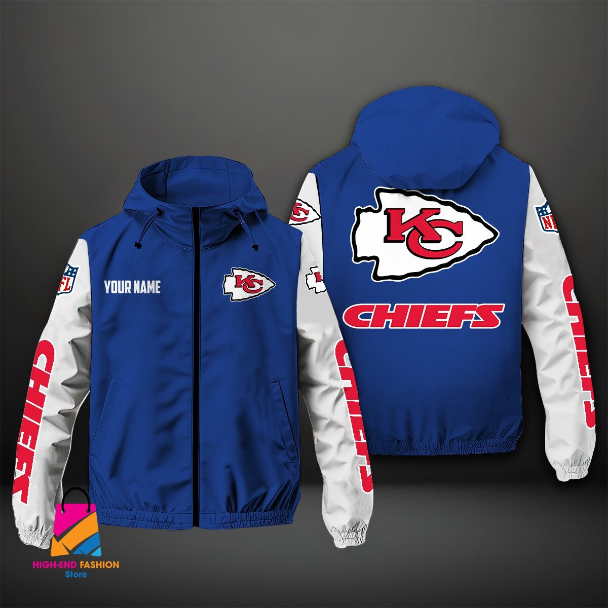 Kansas City Chiefs NFL Style Windbreaker Jacket For Fans