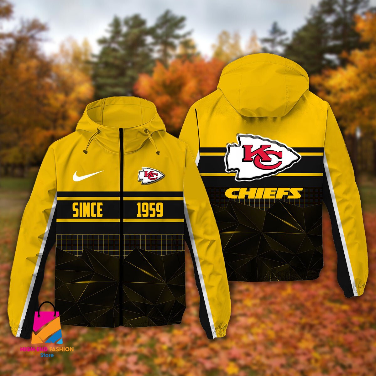 Kansas City Chiefs NFL Style Windbreaker Jacket For Fans