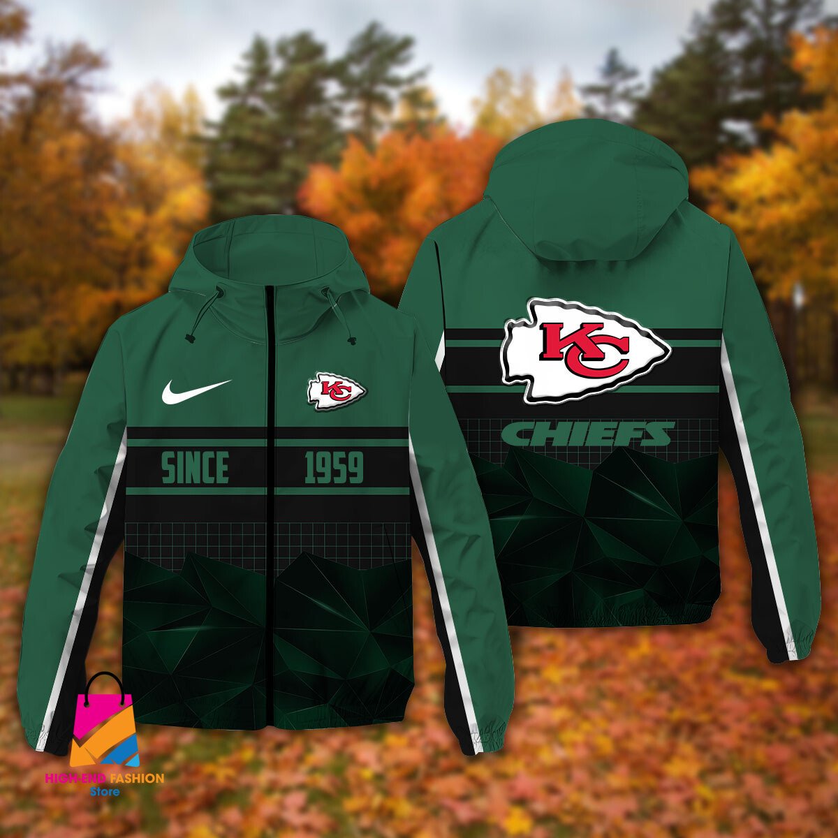 Kansas City Chiefs NFL Style Windbreaker Jacket For Fans