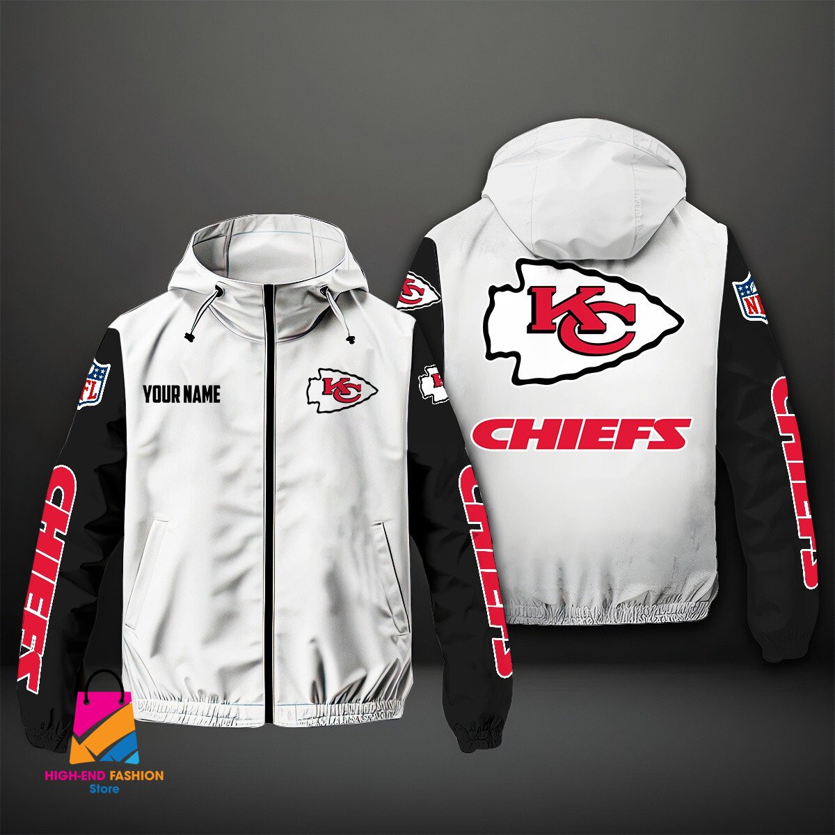 Kansas City Chiefs NFL Style Windbreaker Jacket For Fans