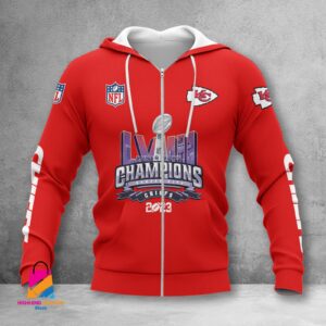 Kansas City Chiefs NFL Style Zip Hoodie Jacket For Fans