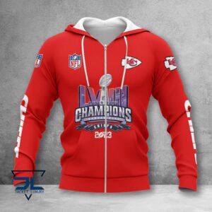 Kansas City Chiefs NFL Style Zip Hoodie Jacket For Fans