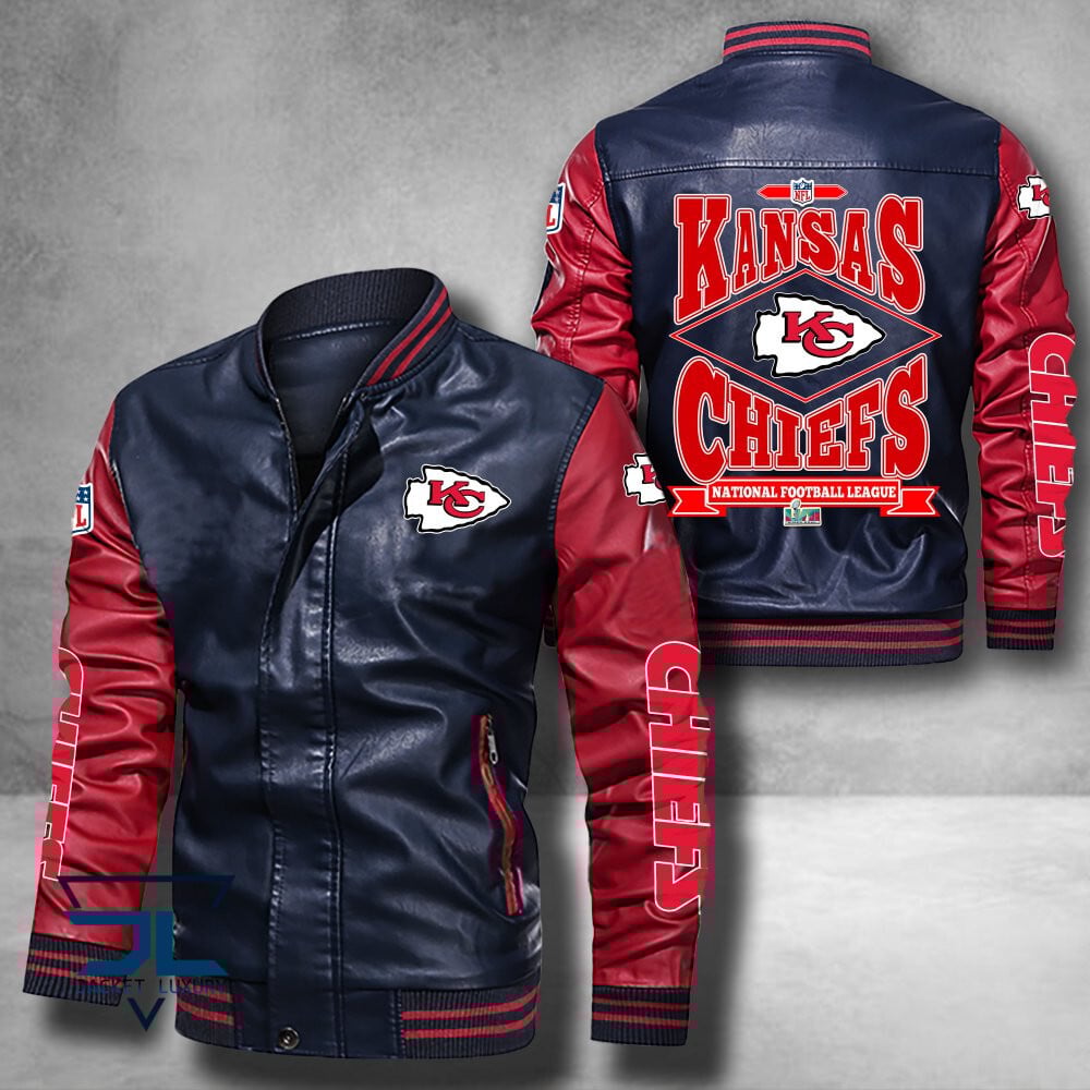 Kansas City Chiefs Super Bowl LVII Champions Leather NFL Style Leather Jacket For Fan