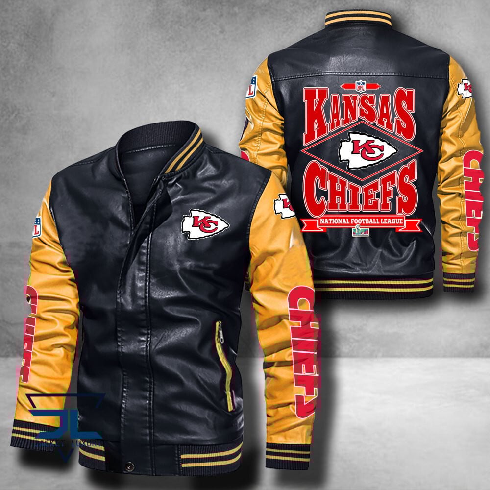 Kansas City Chiefs Super Bowl LVII Champions Leather NFL Style Leather Jacket For Fan