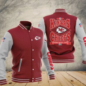 Kansas City Chiefs Super Bowl LVII Champions Varsity NFL Style Baseball Jacket For Fan