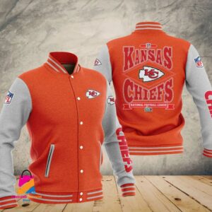 Kansas City Chiefs Super Bowl LVII Champions Varsity NFL Style Baseball Jacket For Fan