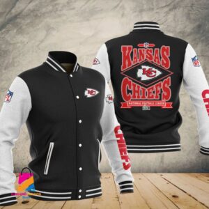 Kansas City Chiefs Super Bowl LVII Champions Varsity NFL Style Baseball Jacket For Fan