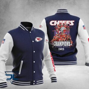 Kansas City Chiefs Super Bowl LVIII Champions NFL Style Baseball Jacket For Fan