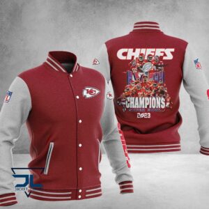 Kansas City Chiefs Super Bowl LVIII Champions NFL Style Baseball Jacket For Fan