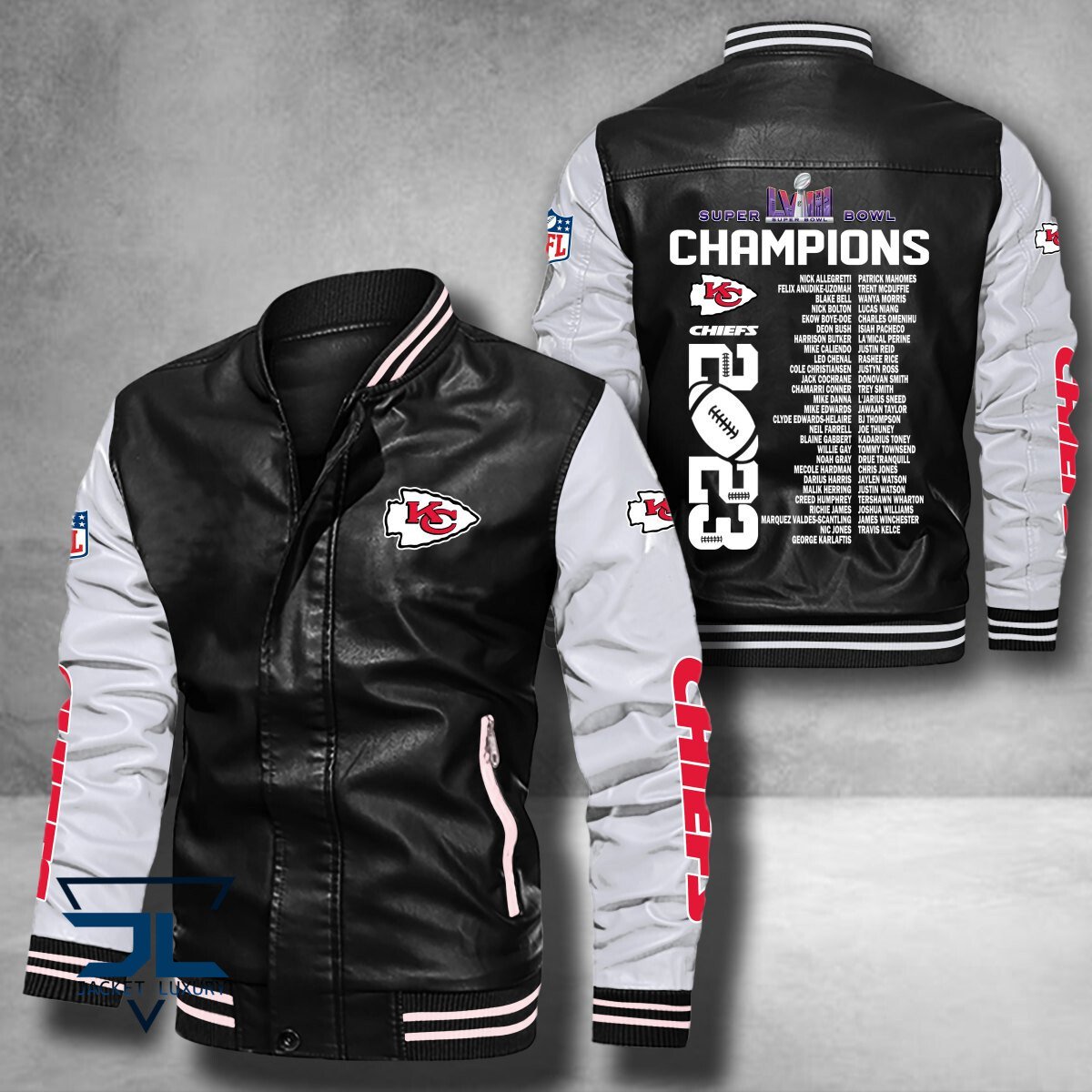 Kansas City Chiefs Super Bowl LVIII Champions NFL Style Leather Jacket For Fan