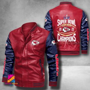 Kansas City Chiefs Super Bowl LVIII Champions NFL Style Leather Jacket For Fan