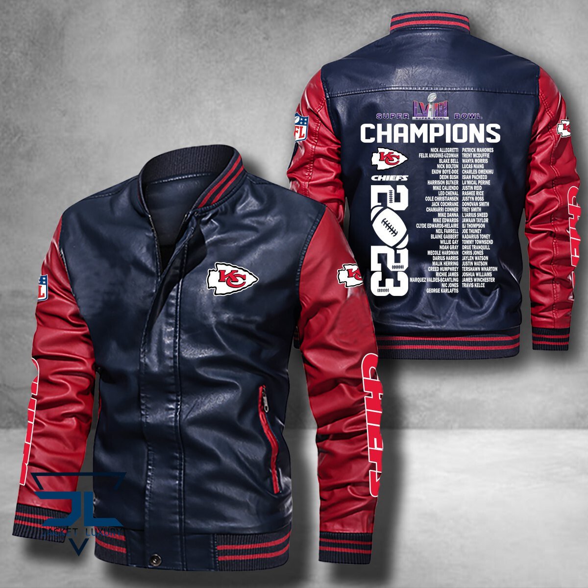 Kansas City Chiefs Super Bowl LVIII Champions NFL Style Leather Jacket For Fan