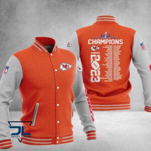 Kansas City Chiefs Super Bowl LVIII Champions NFL Style Baseball Jacket For Fan
