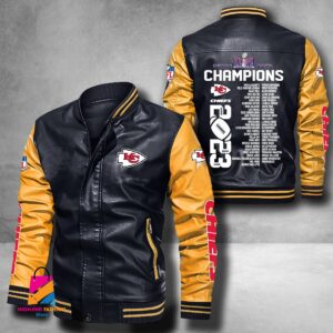 Kansas City Chiefs Super Bowl LVIII Champions NFL Style Leather Jacket For Fan