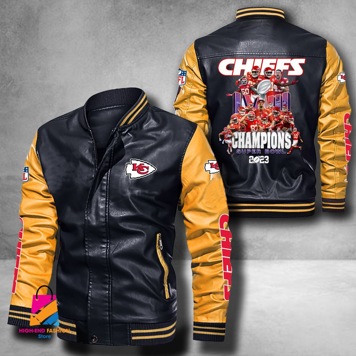 Kansas City Chiefs Super Bowl LVIII Champions NFL Style Leather Jacket For Fan