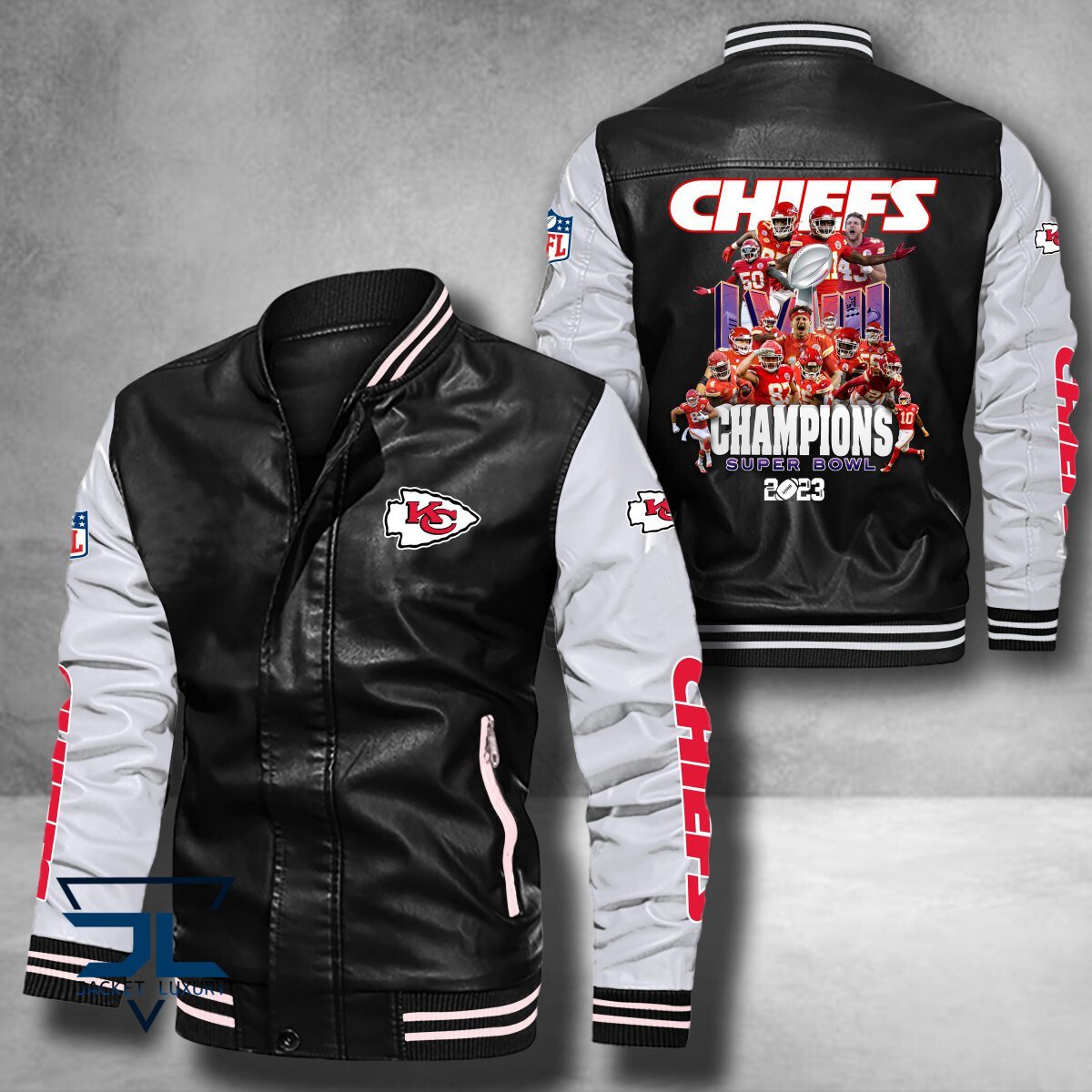 Kansas City Chiefs Super Bowl LVIII Champions NFL Style Leather Jacket For Fan