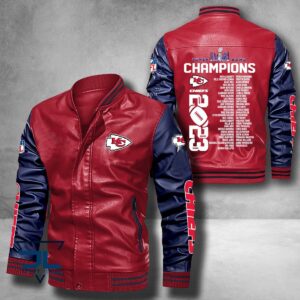 Kansas City Chiefs Super Bowl LVIII Champions NFL Style Leather Jacket For Fan