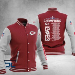 Kansas City Chiefs Super Bowl LVIII Champions NFL Style Baseball Jacket For Fan