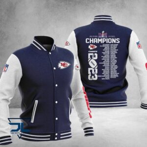 Kansas City Chiefs Super Bowl LVIII Champions NFL Style Baseball Jacket For Fan