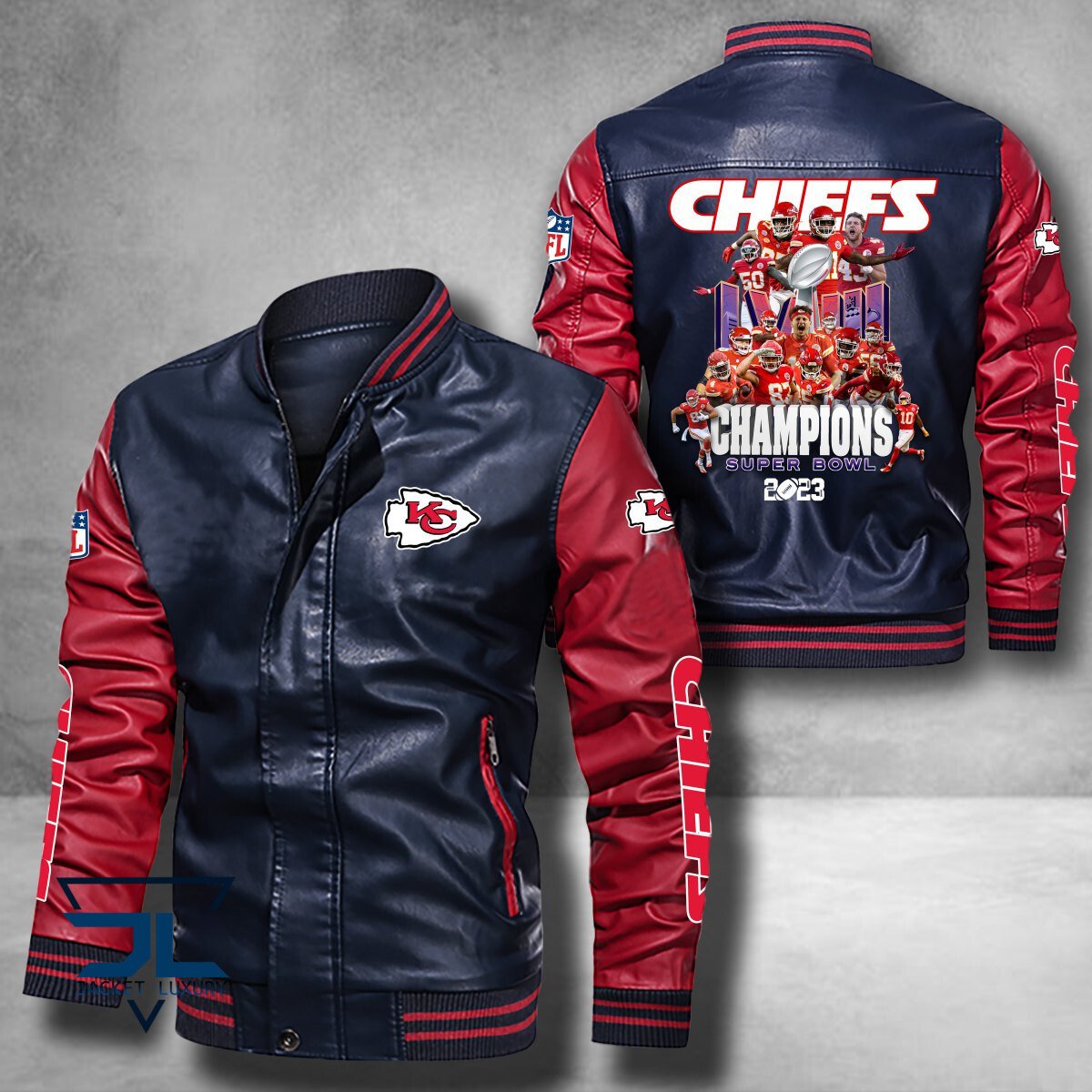 Kansas City Chiefs Super Bowl LVIII Champions NFL Style Leather Jacket For Fan