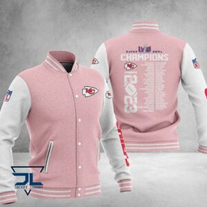 Kansas City Chiefs Super Bowl LVIII Champions NFL Style Baseball Jacket For Fan
