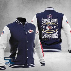 Kansas City Chiefs Super Bowl LVIII Champions NFL Style Baseball Jacket For Fan