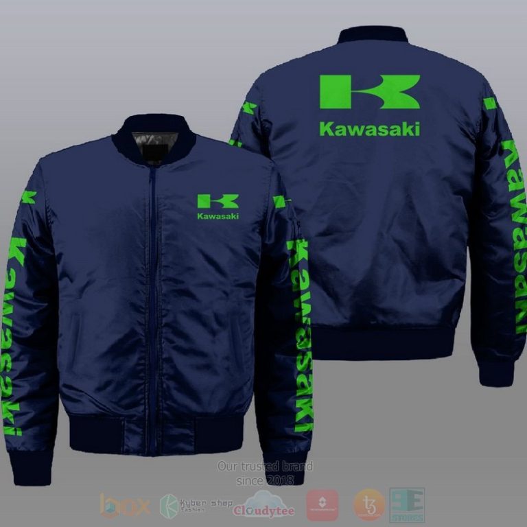 Kawasaki Car Style Bomber Jacket For Fans