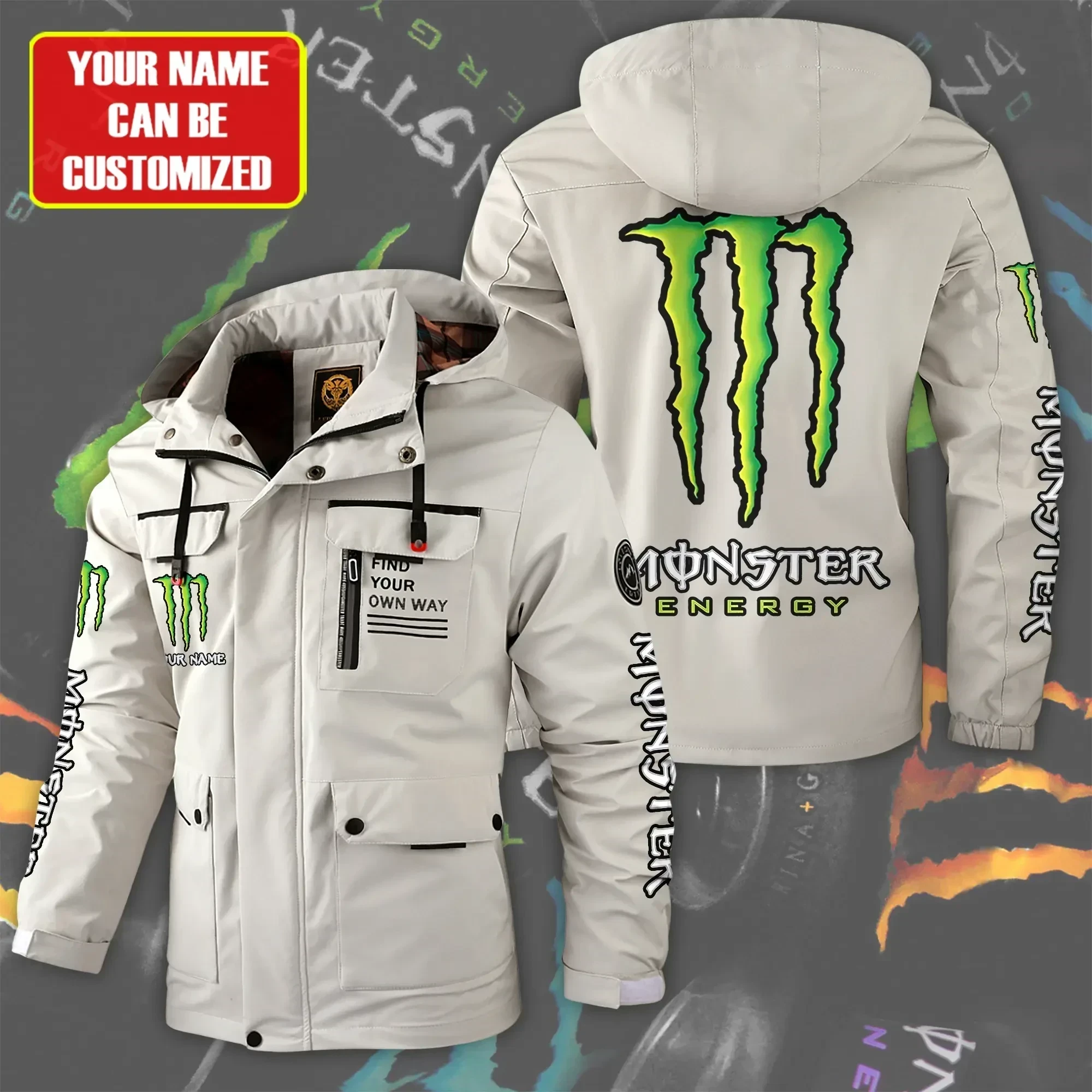 Kawasaki Car Style Parka Jacket For Fans