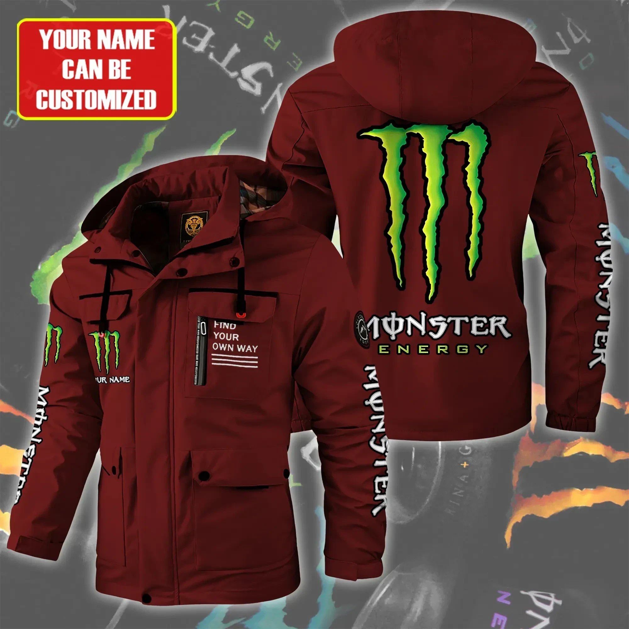 Kawasaki Car Style Parka Jacket For Fans